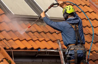 Démoussage et hydrofuge de toiture à Forges